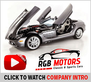 RGB Motors. Classic - Sports Cars. Click to watch company intro.