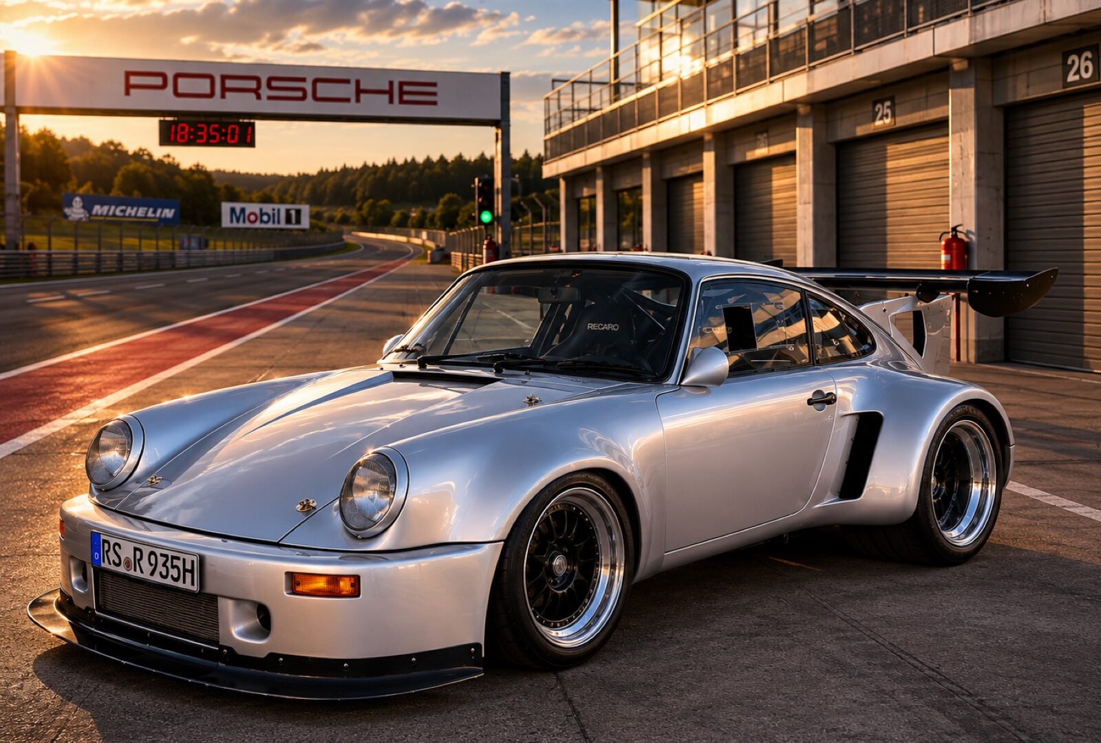 1974 Porsche 911S RSR Turbo Evocation at Spa-Francorchamps, front three-quarter view
