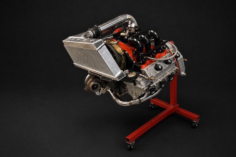 Turbocharged air-cooled flat-six engine for the 1974 Porsche 911S RSR Turbo Evocation